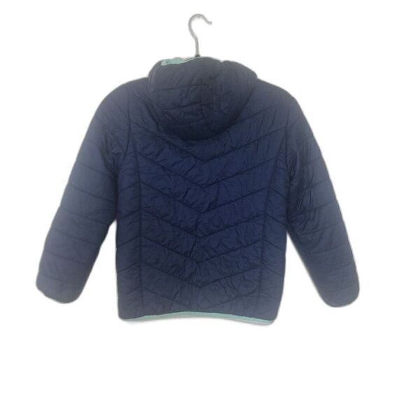 EDDIE BAUER Jacket Kids Size Medium (10/12) Blue Youth Deer Harbor Reversible - Picture 3 of 14